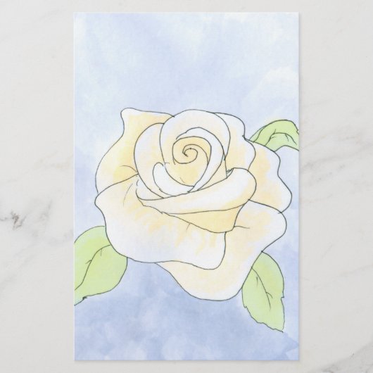 Light Yellow Rose. (Front)