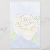 Light Yellow Rose. (Back)