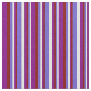Light Yellow, Slate Blue, Maroon & Purple Colored Fabric