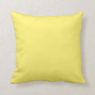 “Light Yellow” Throw Pillow