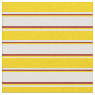 Light Yellow, Yellow, and Brown Colored Lines Fabric