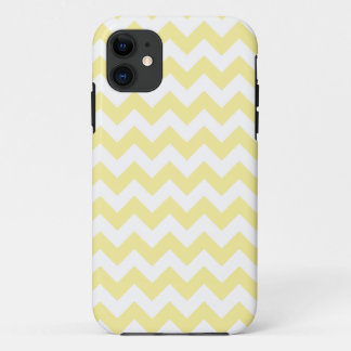 Light Yellow Zig Zag Pattern iPhone 11 Case
