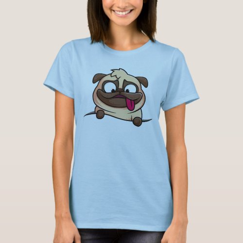 lightblue t_shirt with cute dog design casual wear