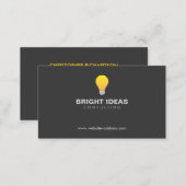 LIGHTBULB LOGO No. 3 Business Card (Front/Back)