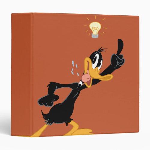 Lightbulb over DAFFY DUCKs Head Binder