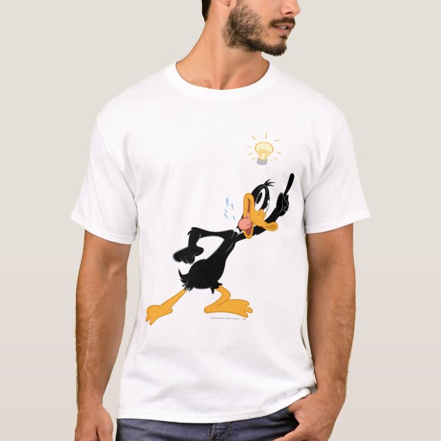Lightbulb over DAFFY DUCK™'s Head T-Shirt (Front)