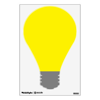 Lightbulb Wall Decal