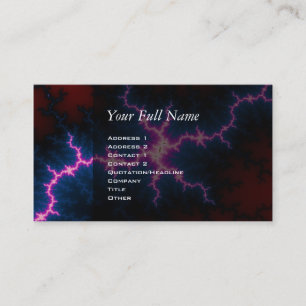 Lightcleave - Fractal Art Business Card