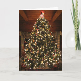 Lighted Christmas Tree Card