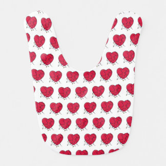 Lighted Heart Baby Bib