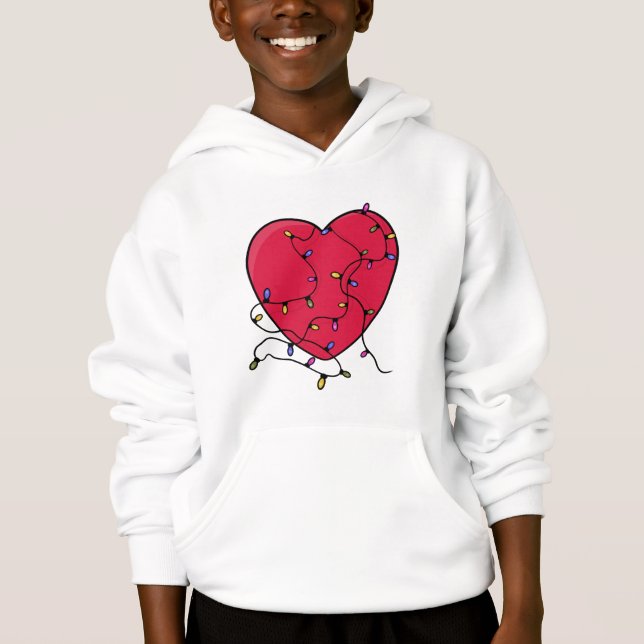 Lighted Heart Hoodie (Front)