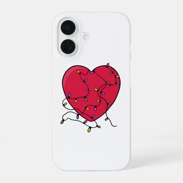 Lighted Heart Iphone Case (Back)