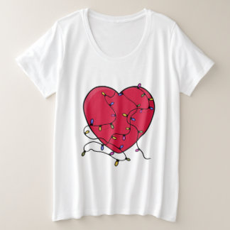 Lighted Heart Plus Size T-Shirt