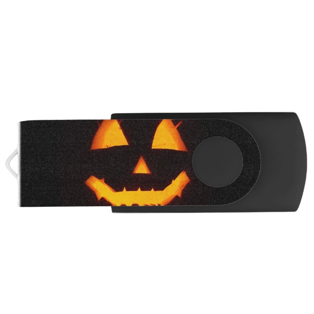 Lighted Jack O Lantern  Flash Drive (Back)