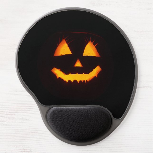 Lighted Jack O Lantern  Gel Mouse Pad (Front)