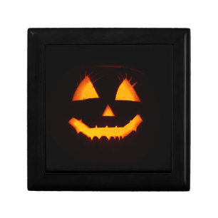 Lighted Jack O Lantern Gift Box
