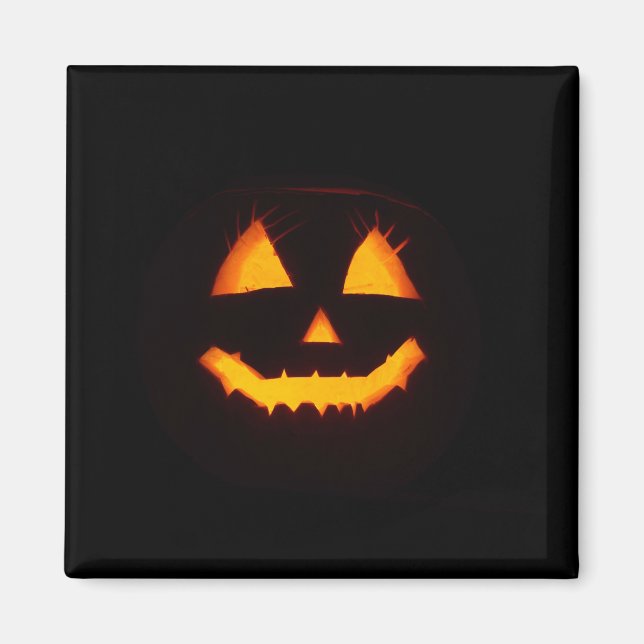 Lighted Jack O Lantern  Magnet (Front)