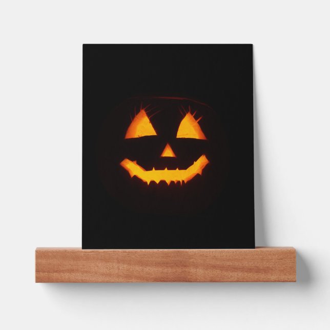 Lighted Jack O Lantern  Picture Ledge (Front)