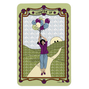 Lighten Up_A_4x6 Refrigerator Magnet