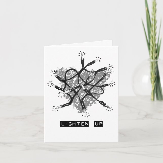 'Lighten Up I' Holiday Card (Front)