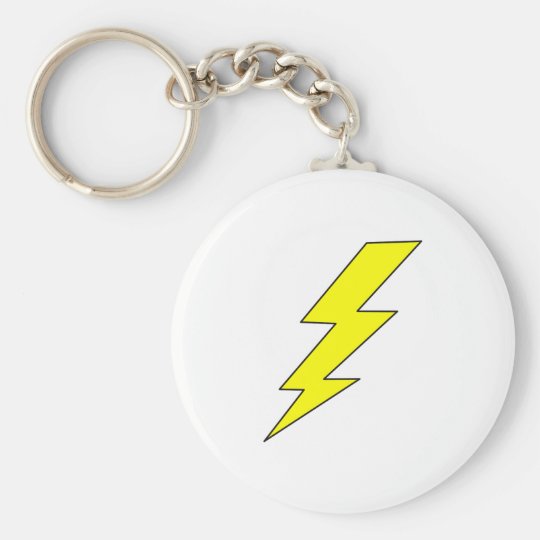 LIGHTENING BOLT KEYCHAIN