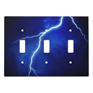 Lightening Bolt Light Switch Cover