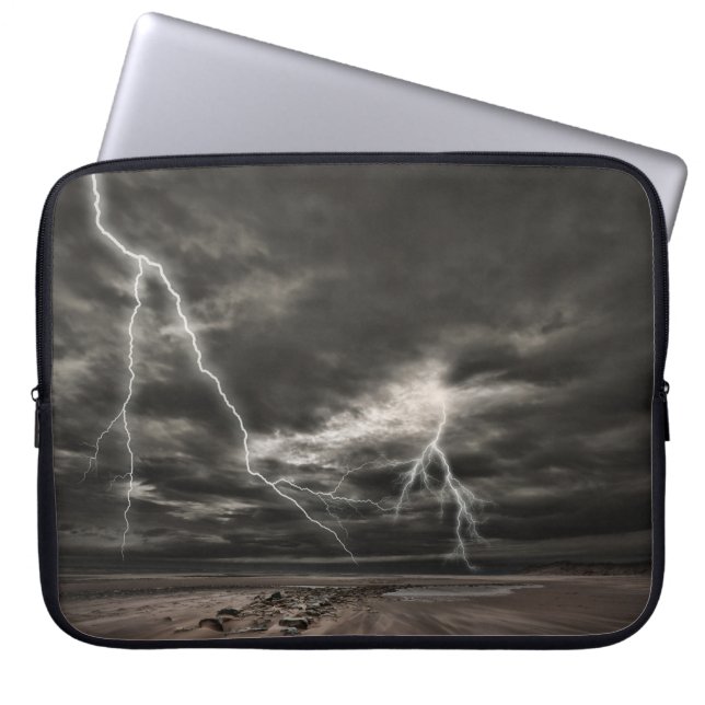 Lightening Strike 15" Laptop Case (Front)