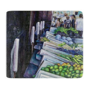 Lighter Side of Lavender Street, Singapore Cutting Board