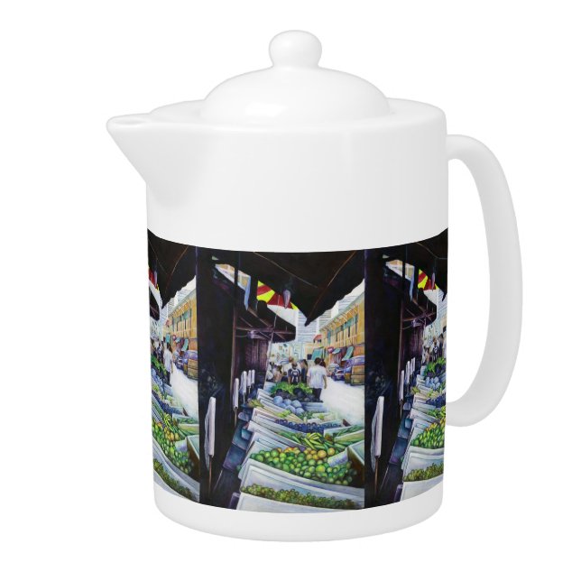 Lighter Side of Lavender Street, Singapore Teapot (Right)