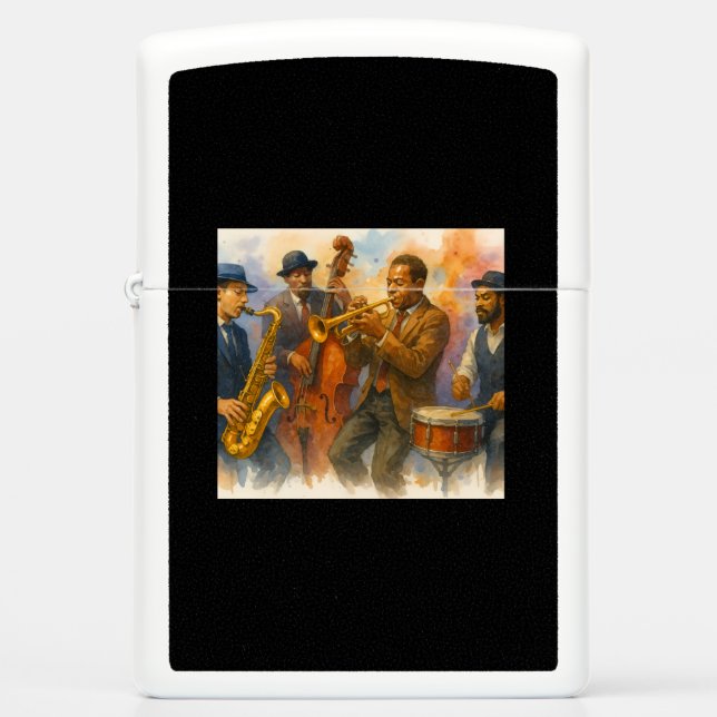 lighter with jazz muscians (Front)