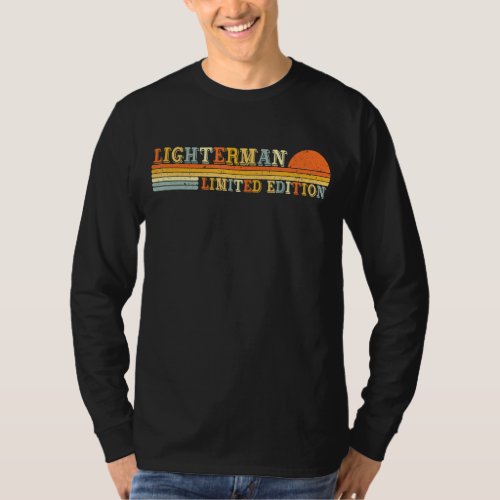 Lighterman Funny Job Title Profession Worker Bday T_Shirt