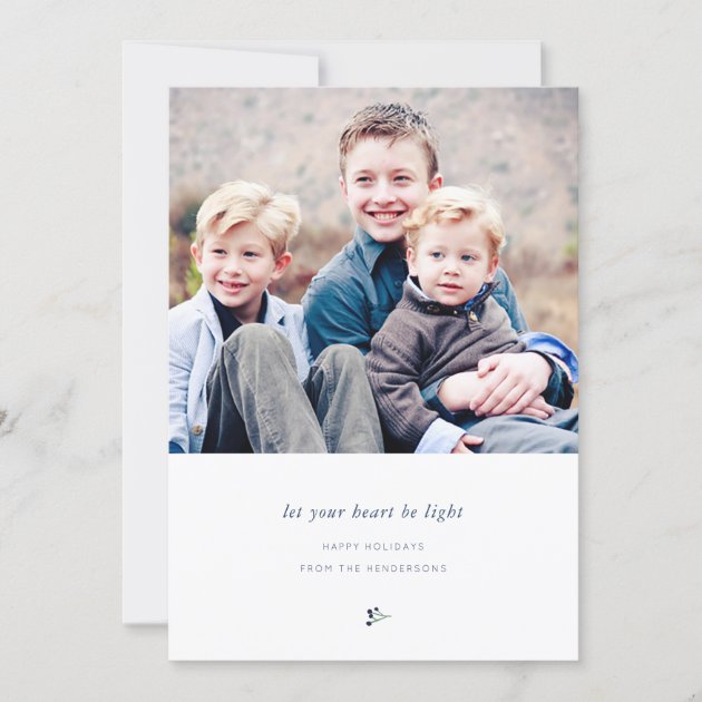 Lighthearted Holiday Photo Card