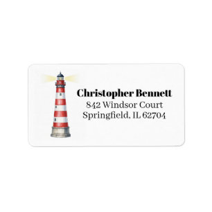 Lighthouse Address Label