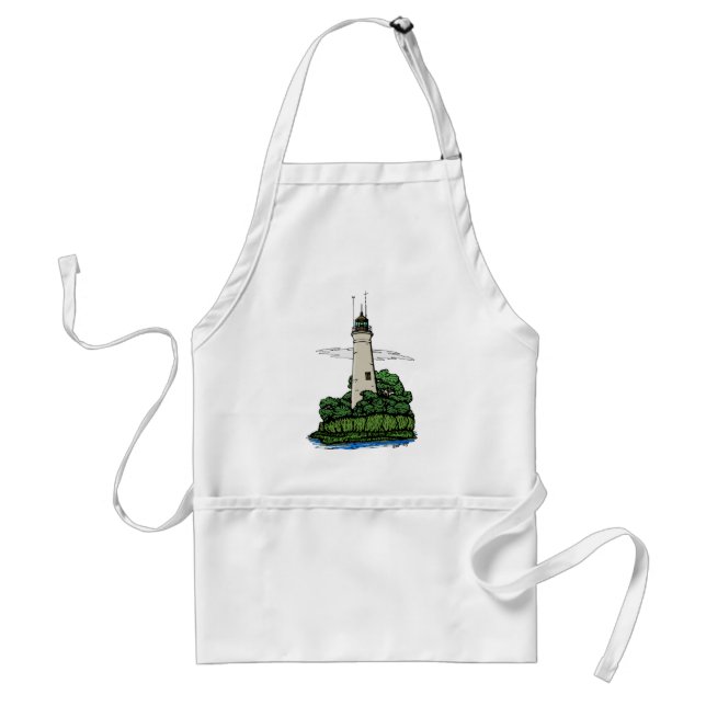 Lighthouse Adult Apron (Front)