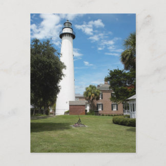 Lighthouse against a Summer Sky Postcard