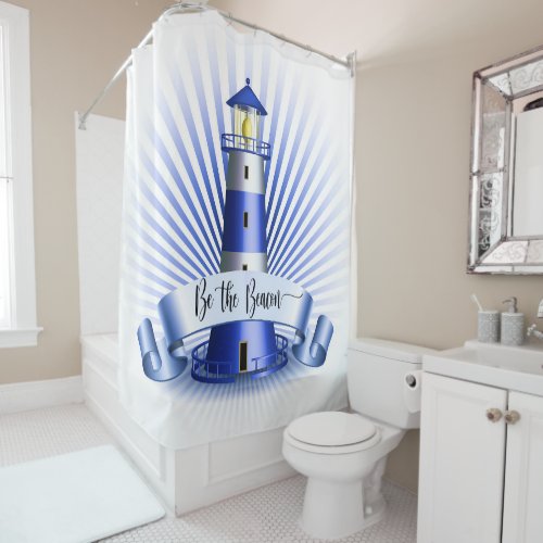 Lighthouse and Beacon Shower Curtain