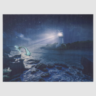 Lighthouse and Mermaid Tissue Paper