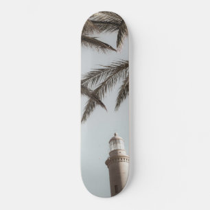 Lighthouse and Palms #1 #wall #art Skateboard