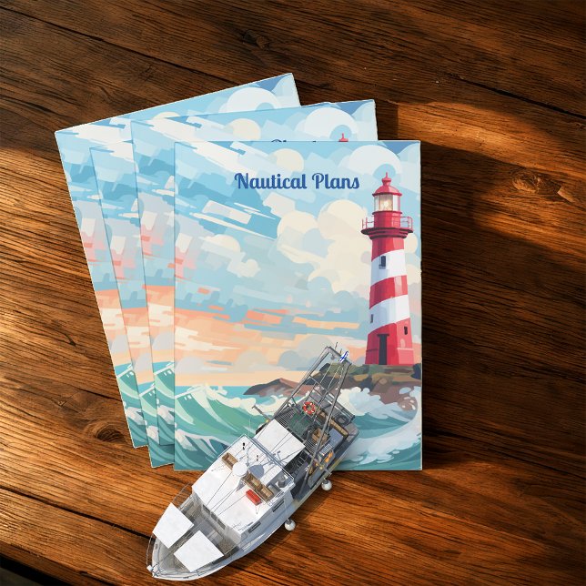 Lighthouse and Pastel Sky Pocket Folder (Creator Uploaded)