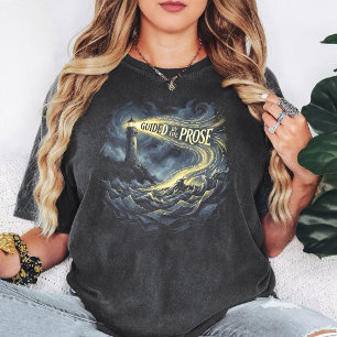 Lighthouse And Prose Literary Art T-Shirt