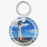 Lighthouse Art Keychain