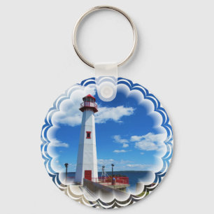 Lighthouse Art Keychain