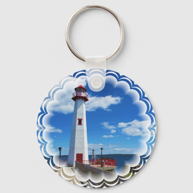 Lighthouse Art Keychain (Front)