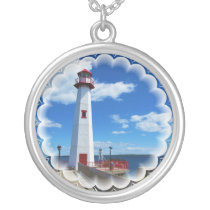 Lighthouse Art Necklace