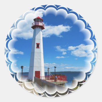 Lighthouse Art Stickers by SailingWind at Zazzle