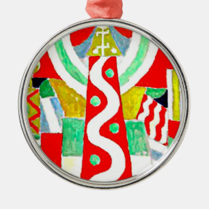 Lighthouse, artwork by Marsden Hartley Metal Ornament