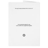 Lighthouse at Avery Point, Groton CT - Blank Cards (Back)