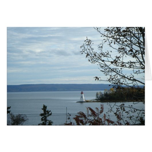 Lighthouse at Baddeck Cards (Front Horizontal)