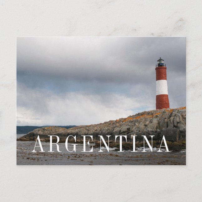 Lighthouse At Beagle Channel Postcard (Front)