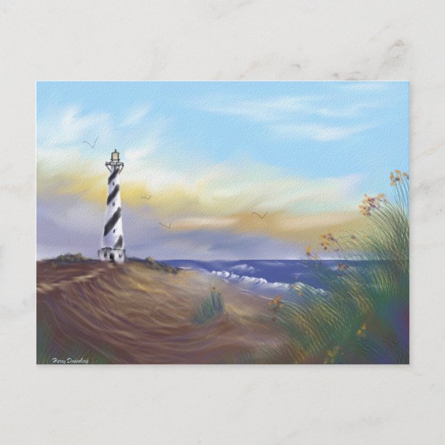 Lighthouse at Cape May Postcard (Front)